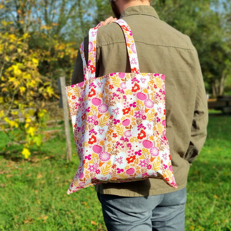 Totebag Floral (Rose)