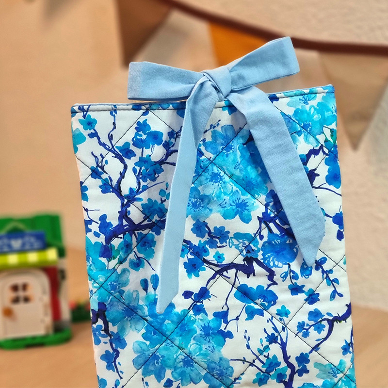 Pochette Sakura Bleue (Poche)